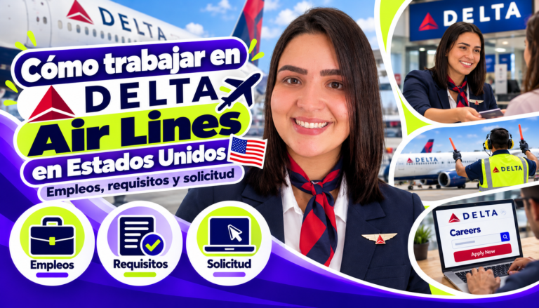 Cómo trabajar en Delta Air Lines en Estados Unidos: empleos, requisitos y solicitud