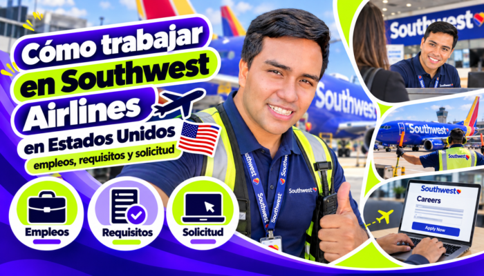 Cómo trabajar en Southwest Airlines en Estados Unidos: empleos, requisitos y solicitud