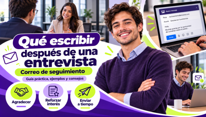 Qué escribir después de una entrevista: correo de seguimiento