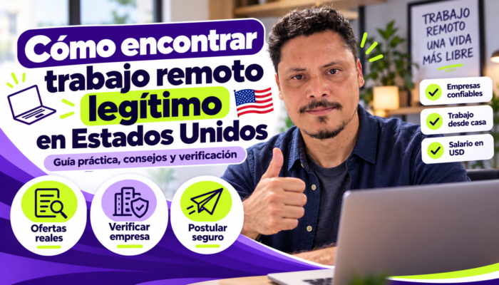 Cómo encontrar trabajo remoto legítimo en Estados Unidos
