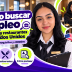 Cómo buscar empleo en hoteles y restaurantes de Estados Unidos